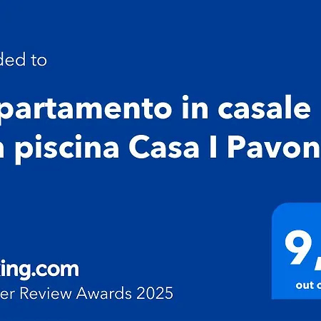 Apartment In Casale Con Piscina Casa I Pavoni Chianni